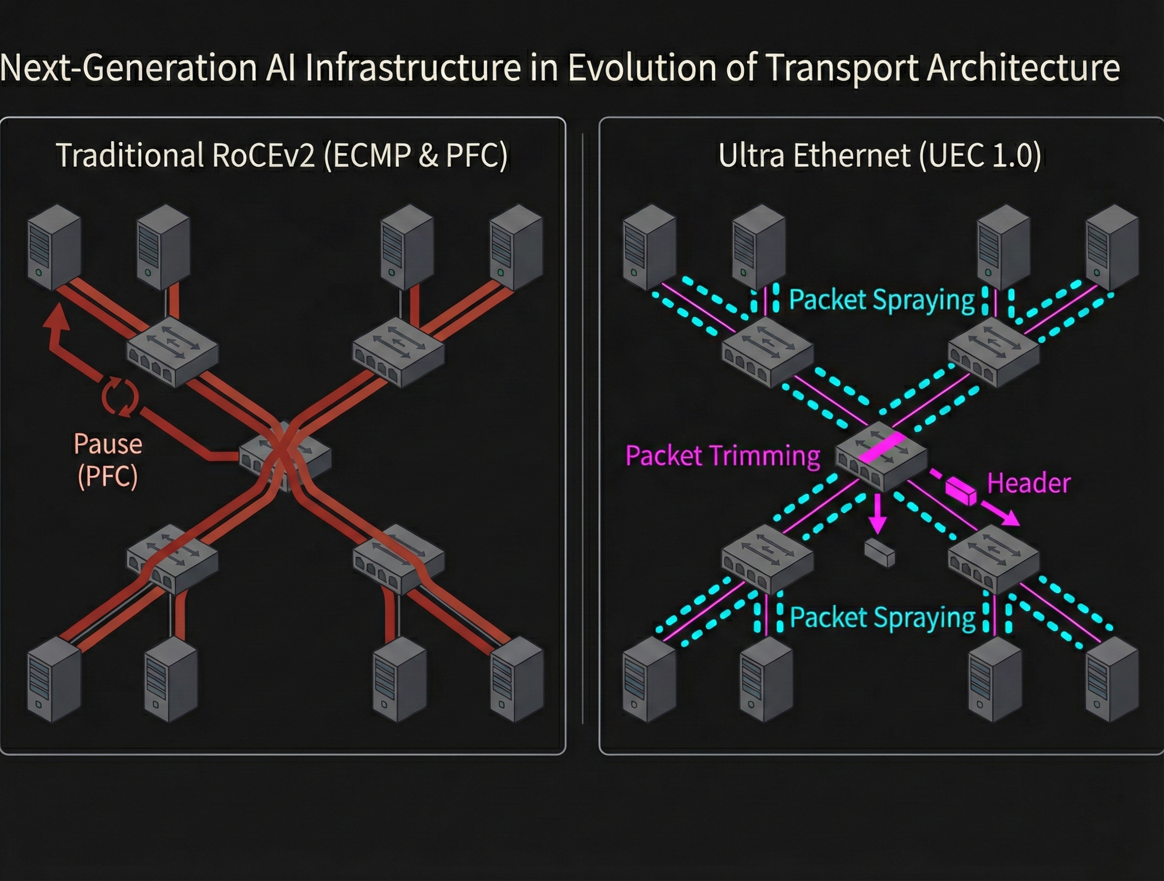 RoCEv2 vs UEC Traffic